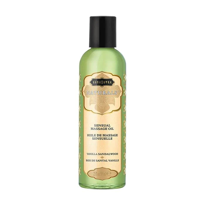 Kama Sutra Natural Vanilla Sandalwood Massage Oil - 2oz