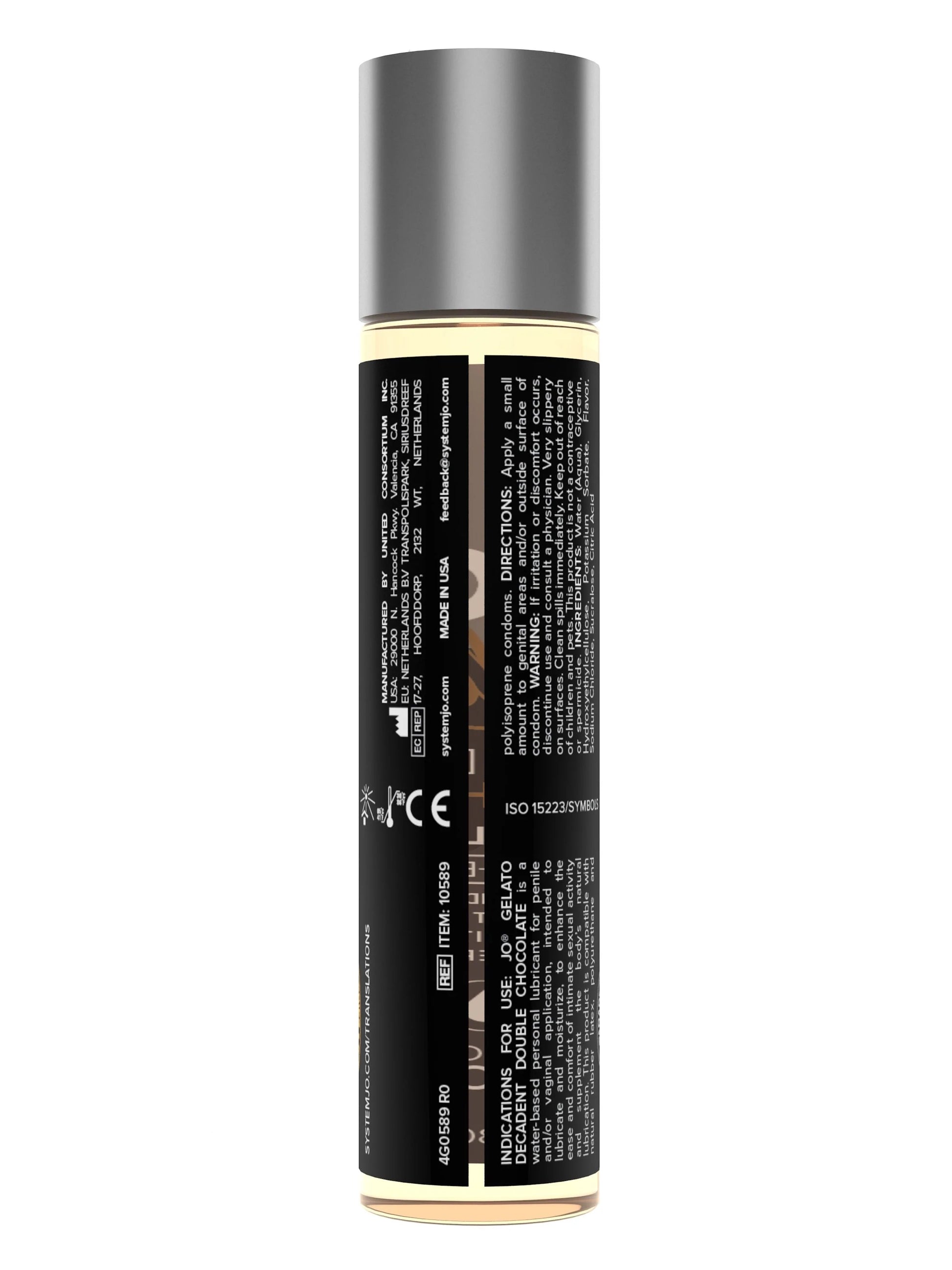 JO Gelato - Decadent Double Chocolate - Lubricant 1 fl. oz / 30 mL