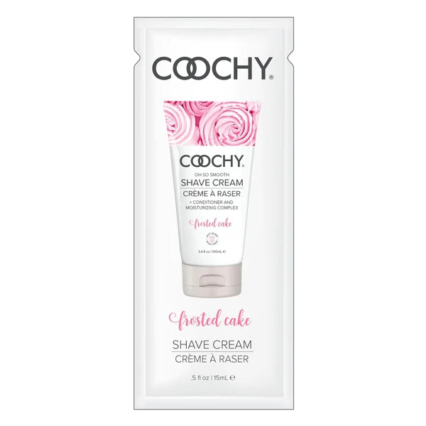Coochy Frosted Cake Shave cream .5oz Foil