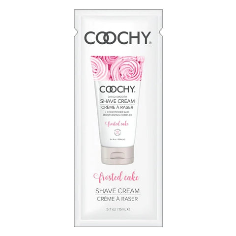 Coochy Frosted Cake Shave cream .5oz Foil