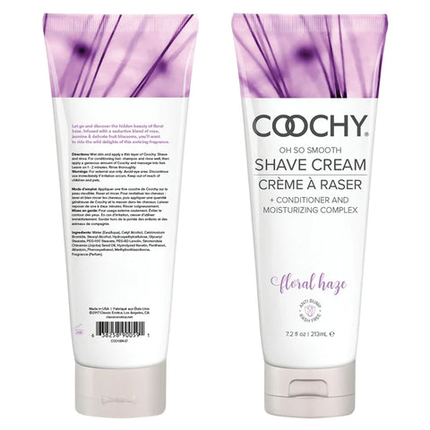 COOCHY Oh So Smooth Shave Cream - Floral Haze 7.2oz | 213mL