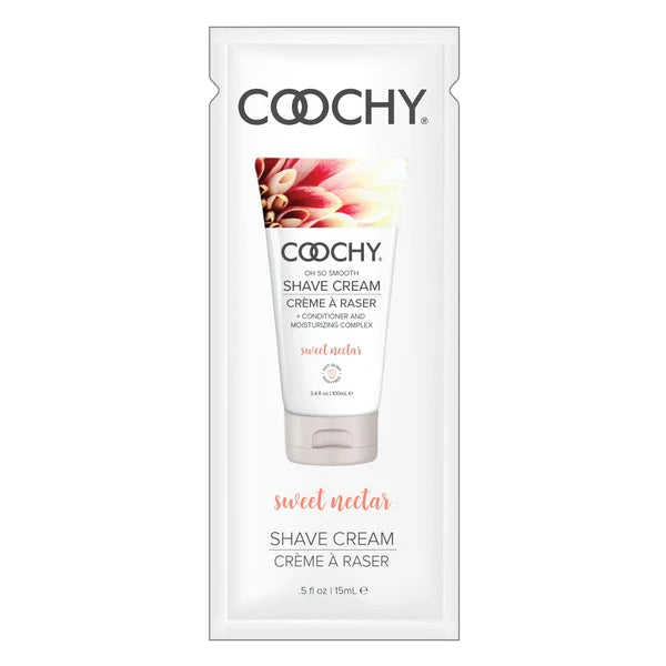 COOCHY SHAVE CREAM Sweet Nectar 0.5 fl oz  |  15mL - FOIL