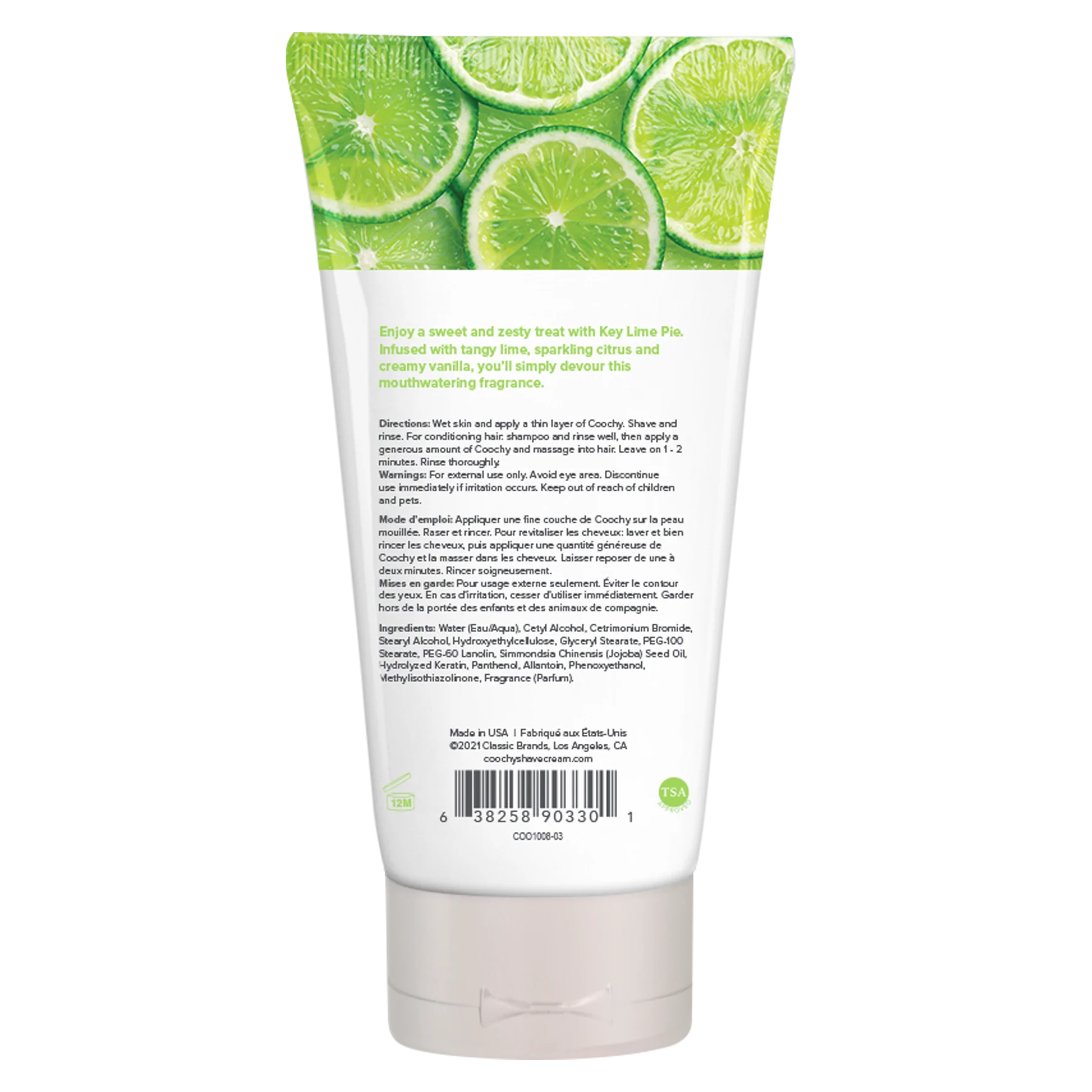 3.4oz COOCHY SHAVE CREAM Key Lime Pie