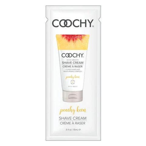 COOCHY SHAVE CREAM Peachy Keen 0.5 fl oz  |  15mL - FOIL