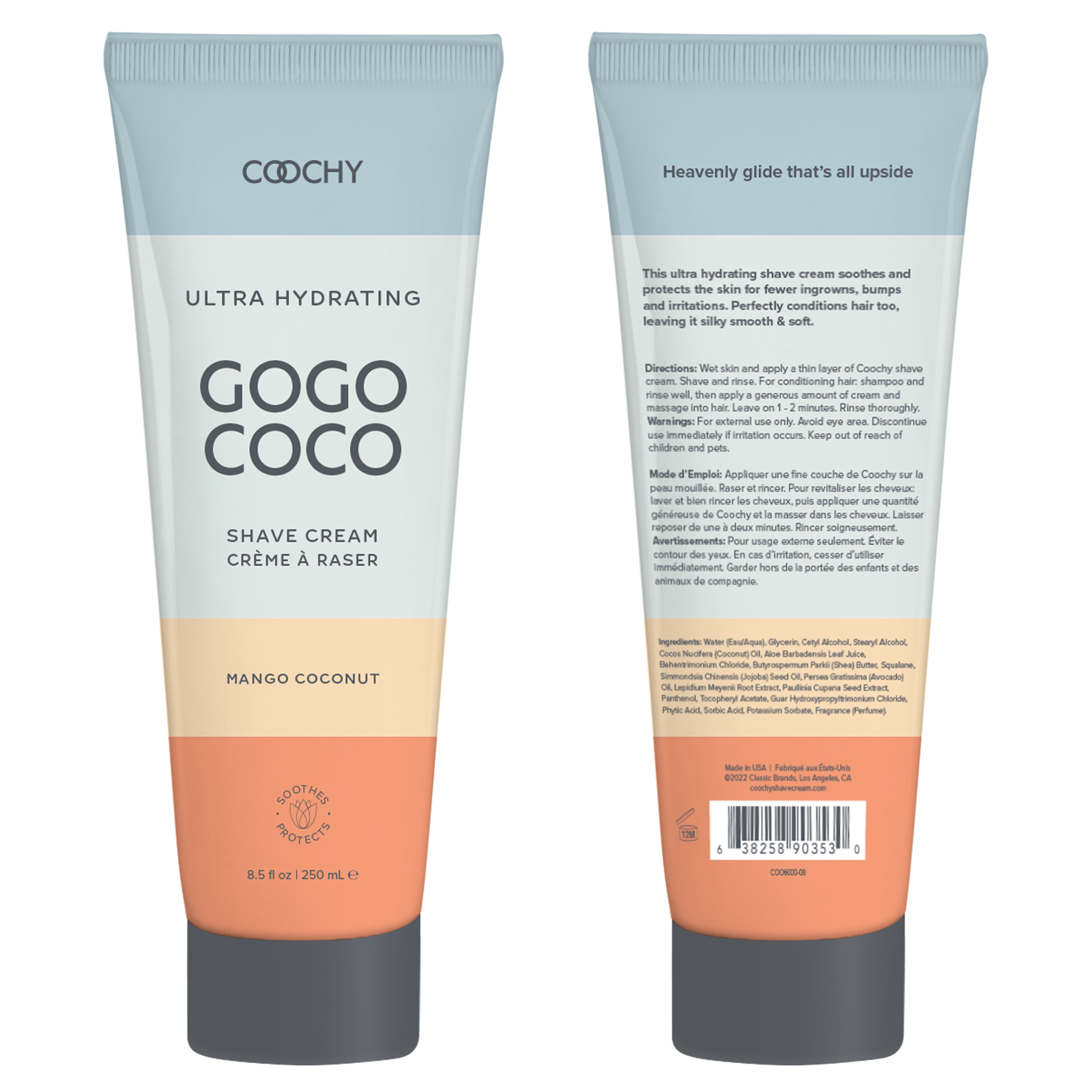 ULTRA Ultra Hydrating Mango Coconut  Shave Cream 8.5oz