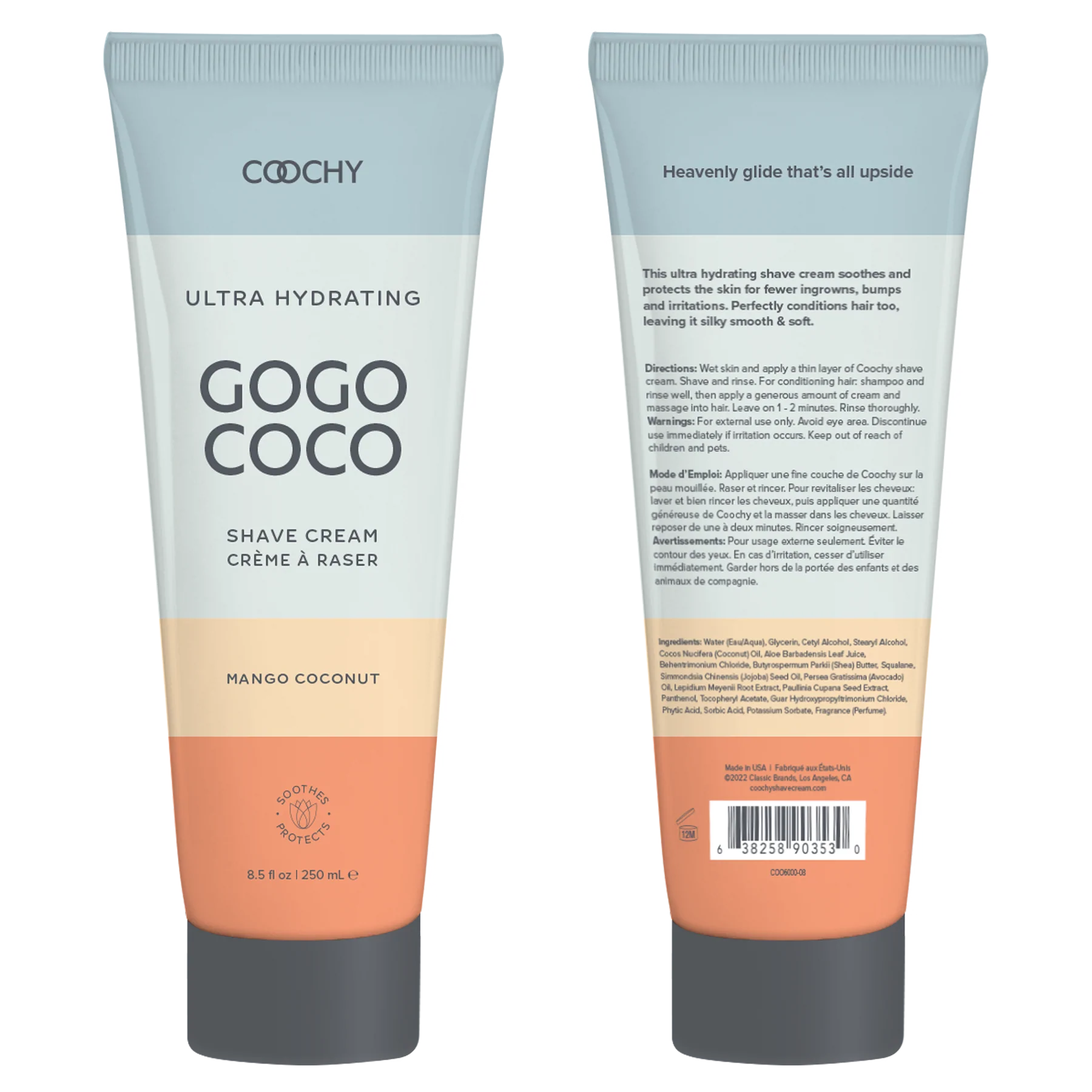 HP2708 - COOCHY ULTRA Ultra Hydrating Mango Coconut Shave Cream 8.5oz