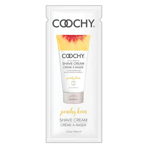 Coochy Shave Peachy Keen foil 15ml Display 24pc