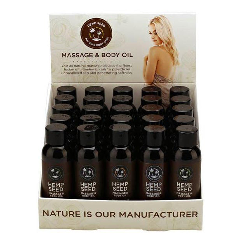 Massage Body Oil Dreamsicle, Lavender, Skinny Dip, Naked/Woods & Guavalava 2 fl oz / 60 ml 25pc Display