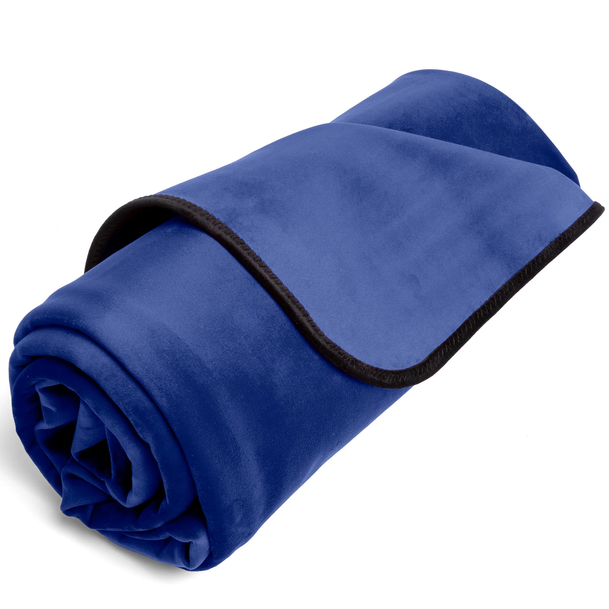 Fascinator Throw Indigo Mircovelvet - Regular Size