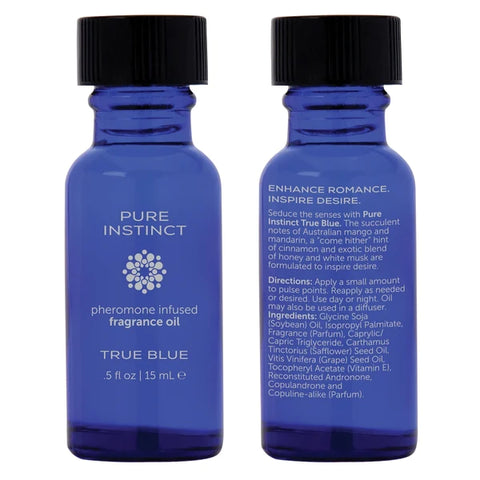 PURE INSTINCT Pheromone Fragrance Oil True Blue .5oz | 15mL