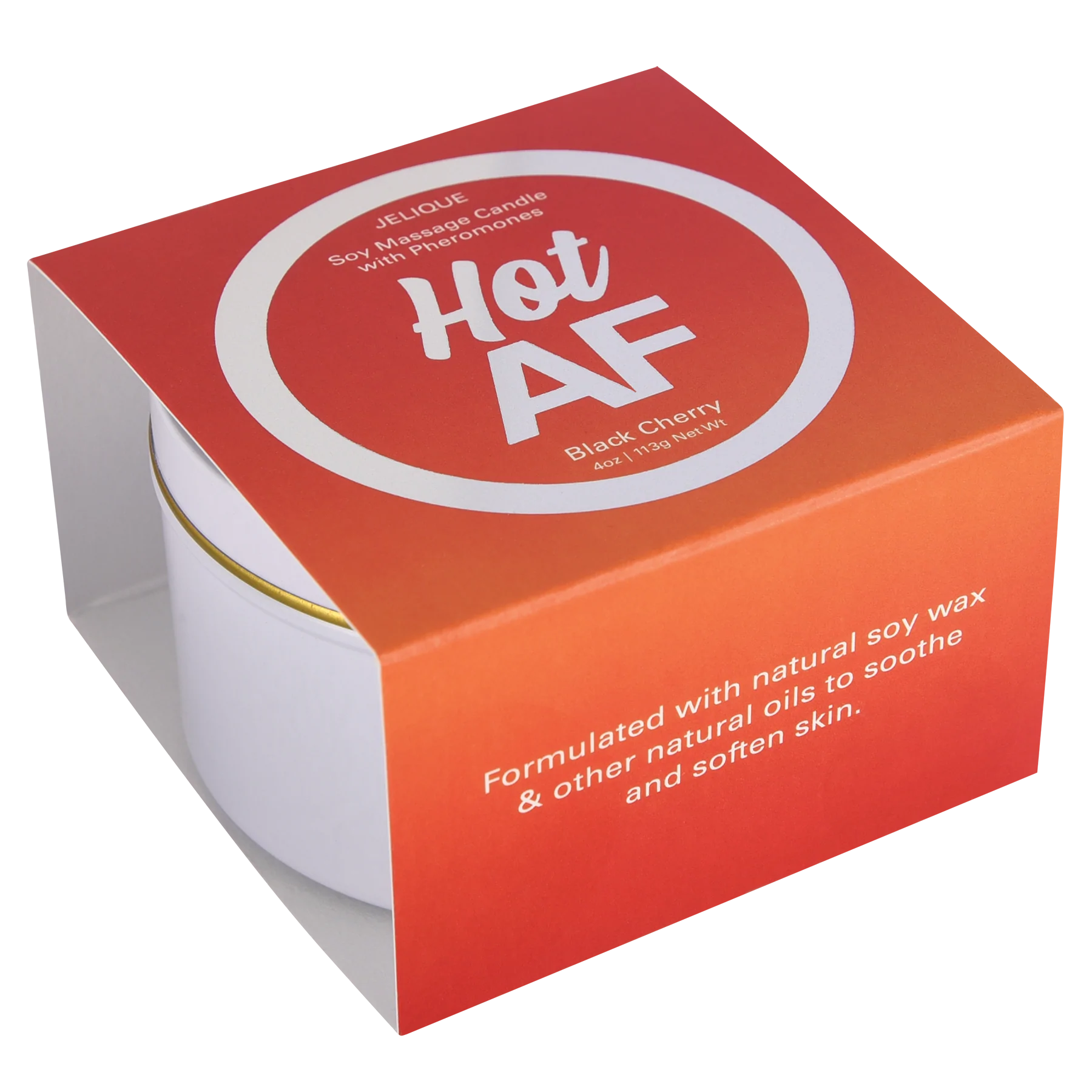 MOOD CANDLES Hot AF - Pheromone Massage Candle Black Cherry 4oz | 113g