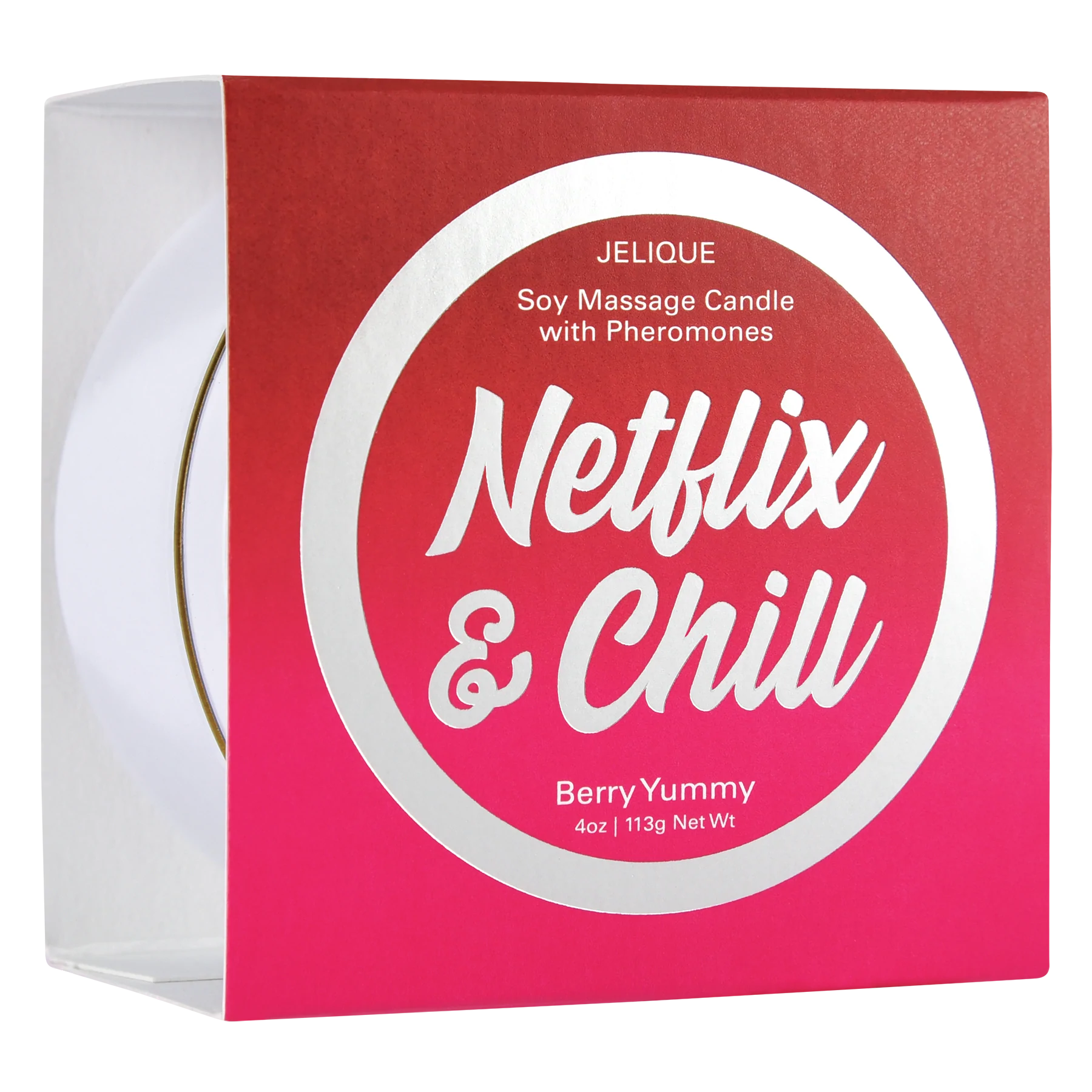 MOOD CANDLES Netflix & Chill - Pheromone Massage Candle Berry Yummy 4oz | 113g