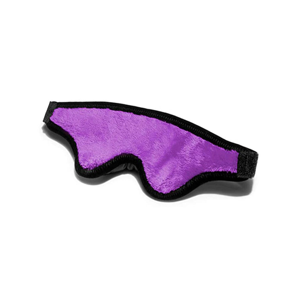 LoveBlind Plush Bondage Blindfold Purple
