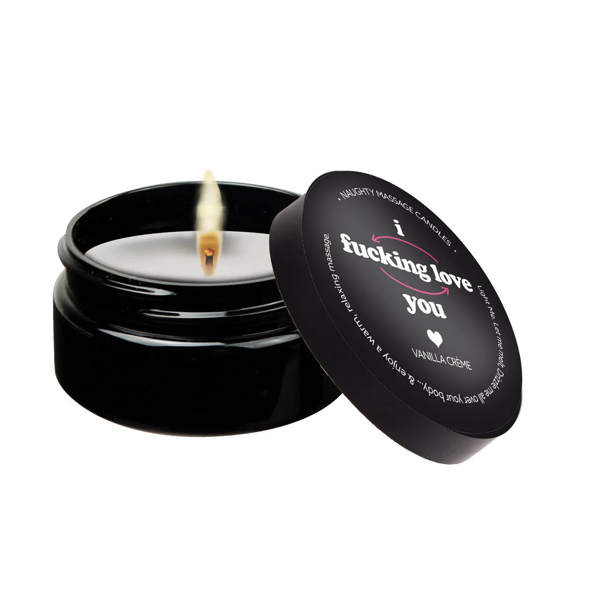 2 oz Massage Candle “I F*cking Love You” Vanilla Crème