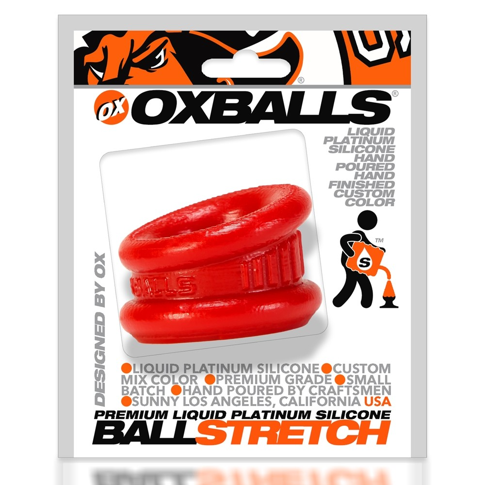 Oxballs NEO ANGLE, ballstretcher - RED