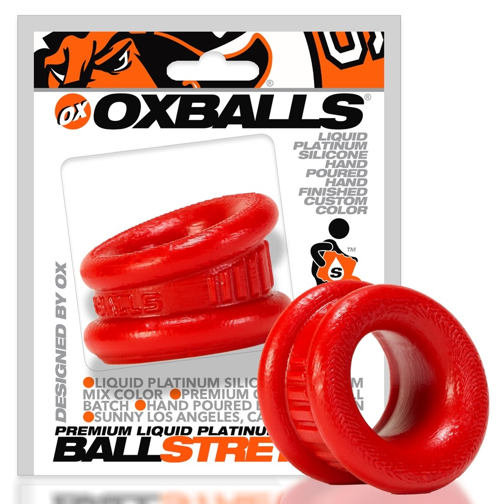 Oxballs NEO ANGLE, ballstretcher - RED