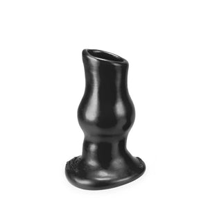 Oxballs PIGHOLE DEEP-1, hollow plug - BLACK - SMALL