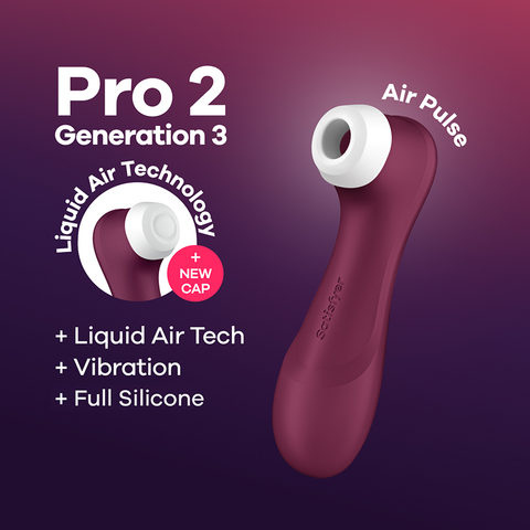 Satisfyer Pro 2 Generation 3 - Wine Red