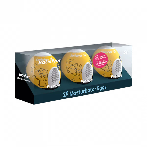 Satisfyer Masturbator Egg 3er Set (Fierce) Yellow