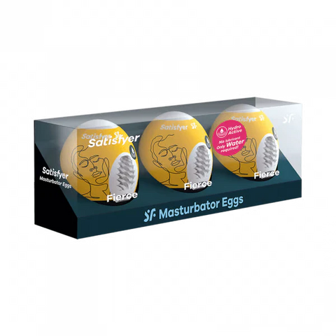 Satisfyer Masturbator Egg 3er Set (Fierce) Yellow