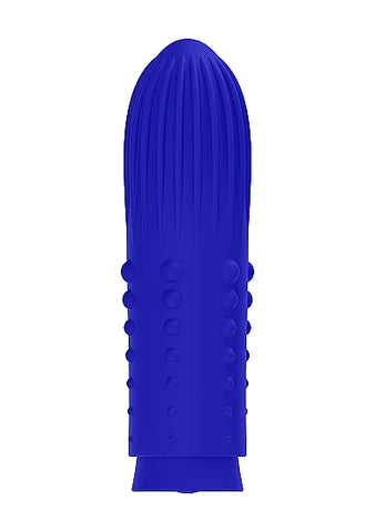 Shots Toys Elegance Lush Turbo Rechargeable Bullet Vibrator Blue