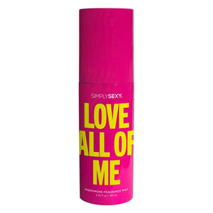SIMPLY SEXY PHEROMONE BODY MIST - LOVE ALL OF  ME - 3.35 floz | 99mL